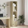 Estantería de madera de ingeniería roble Sonoma 40x36x189 cm de , Librerías y estanterías - Ref: Foro24-848243, Precio: 91,37...