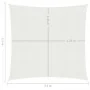 White HDPE sail awning 160 g/m² 2.5x2.5 m by vidaXL, Umbrellas - Ref: Foro24-311218, Price: 23,46 €, Discount: %