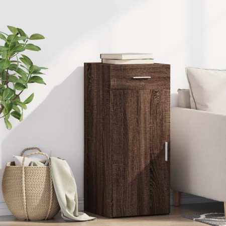 Aparador de madera de ingeniería roble marrón 40x42,5x93 cm by , Sideboards - Ref: Foro24-846284, Price: 70,45 €, Discount: %