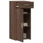 Aparador de madera de ingeniería roble marrón 40x42,5x93 cm de , Aparadores - Ref: Foro24-846284, Precio: 69,51 €, Descuento: %