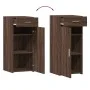 Aparador de madera de ingeniería roble marrón 40x42,5x93 cm de , Aparadores - Ref: Foro24-846284, Precio: 69,51 €, Descuento: %