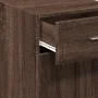 Aparador de madera de ingeniería roble marrón 40x42,5x93 cm de , Aparadores - Ref: Foro24-846284, Precio: 69,51 €, Descuento: %