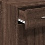 Aparador de madera de ingeniería roble marrón 40x42,5x93 cm by , Sideboards - Ref: Foro24-846284, Price: 70,45 €, Discount: %