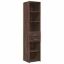 Aparador de madera de ingeniería marrón roble 40x42,5x185 cm by , Sideboards - Ref: Foro24-3281447, Price: 129,12 €, Discount: %