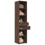 Aparador de madera de ingeniería marrón roble 40x42,5x185 cm von , Sideboards - Ref: Foro24-3281447, Preis: 131,13 €, Rabatt: %