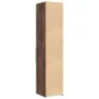Aparador de madera de ingeniería marrón roble 40x42,5x185 cm by , Sideboards - Ref: Foro24-3281447, Price: 129,12 €, Discount: %