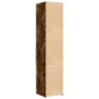 Aparador de madera de ingeniería roble ahumado 40x42,5x185 cm by , Sideboards - Ref: Foro24-3281445, Price: 131,24 €, Discoun...