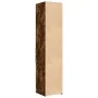 Rauchiger Eichenfurnier-Holzschrank 40x42,5x185 cm von , Sideboards - Ref: Foro24-3281445, Preis: 129,12 €, Rabatt: %