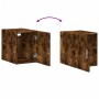 Armario de pared madera ingeniería roble ahumado 30x42,5x40 cm by , Sideboards - Ref: Foro24-846093, Price: 37,61 €, Discount: %