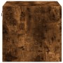 Armario de pared madera ingeniería roble ahumado 50x42,5x40 cm by , Sideboards - Ref: Foro24-846114, Price: 45,35 €, Discount: %