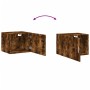 Wandschrank aus geräucherter Eichen-Ingenieurholz 50x42,5x40 cm von , Sideboards - Ref: Foro24-846114, Preis: 45,35 €, Rabatt: %