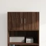 Wandschrank aus braunem Eichenfurnierholz 70x42,5x40 cm von , Sideboards - Ref: Foro24-846123, Preis: 55,14 €, Rabatt: %