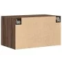 Wandschrank aus braunem Eichenfurnierholz 70x42,5x40 cm von , Sideboards - Ref: Foro24-846123, Preis: 55,14 €, Rabatt: %