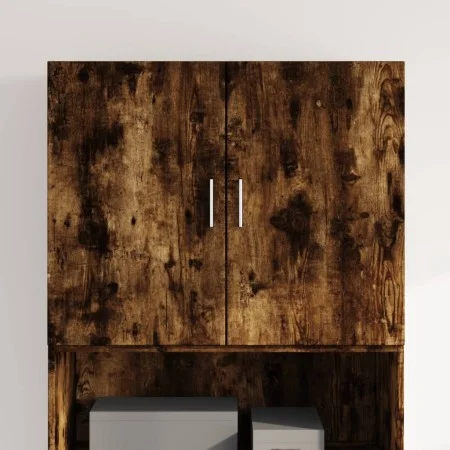 Armario de pared madera ingeniería roble ahumado 80x42,5x64 cm de , Aparadores - Ref: Foro24-846135, Precio: 75,63 €, Descuen...