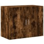 Armario de pared madera ingeniería roble ahumado 80x42,5x64 cm de , Aparadores - Ref: Foro24-846135, Precio: 76,82 €, Descuen...