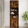 Armario de pared madera ingeniería roble ahumado 80x42,5x64 cm de , Aparadores - Ref: Foro24-846135, Precio: 75,63 €, Descuen...