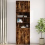 Armario de pared madera ingeniería roble ahumado 80x42,5x64 cm de , Aparadores - Ref: Foro24-846135, Precio: 76,82 €, Descuen...