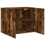 Armario de pared madera ingeniería roble ahumado 80x42,5x64 cm de , Aparadores - Ref: Foro24-846135, Precio: 76,82 €, Descuen...