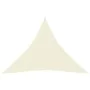 Cream HDPE sail shade 160 g/m² 4x4x4 m by vidaXL, Umbrellas - Ref: Foro24-311203, Price: 26,64 €, Discount: %