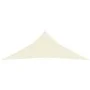 Cremefarbene HDPE-Segelmarkise 160 g/m² 4x4x4 m von vidaXL, Sonnenschirme - Ref: Foro24-311203, Preis: 25,56 €, Rabatt: %