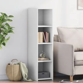 Hoher Schrank aus weißem Ingenieurholz 30x41x124 cm von , Sideboards - Ref: Foro24-846376, Preis: 56,93 €, Rabatt: %