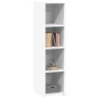 Aparador alto madera de ingeniería blanco 30x41x124 cm by , Sideboards - Ref: Foro24-846376, Price: 57,46 €, Discount: %