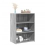 Aparador de madera de ingeniería gris Sonoma 70x41x93 cm by , Sideboards - Ref: Foro24-846374, Price: 69,42 €, Discount: %