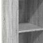 Aparador alto madera de ingeniería gris Sonoma 30x41x124 cm by , Sideboards - Ref: Foro24-846381, Price: 56,16 €, Discount: %