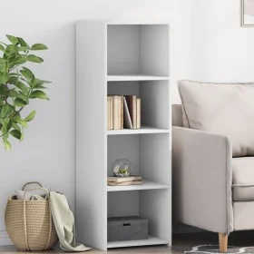 Hoher Schrank aus weißem Ingenieurholz 40x41x124 cm von , Sideboards - Ref: Foro24-846383, Preis: 61,52 €, Rabatt: %