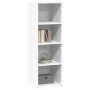 Aparador alto madera de ingeniería blanco 40x41x124 cm by , Sideboards - Ref: Foro24-846383, Price: 61,52 €, Discount: %