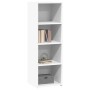 Hoher Schrank aus weißem Ingenieurholz 40x41x124 cm von , Sideboards - Ref: Foro24-846383, Preis: 62,30 €, Rabatt: %