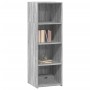 Hoher Schrank aus Sonoma-Eiche in Grau aus Ingenieurholz, 40x41x124 cm. von , Sideboards - Ref: Foro24-846388, Preis: 62,13 €...