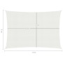 Weiße HDPE-Segelmarkise 160 g/m² 3x4 m von vidaXL, Sonnenschirme - Ref: Foro24-311237, Preis: 26,75 €, Rabatt: %