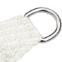 White HDPE sail awning 160 g/m² 3/4x2 m by vidaXL, Umbrellas - Ref: Foro24-311268, Price: 19,64 €, Discount: %