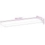 Estante flotante madera maciza de acacia sin tratar 100x20x4 cm de , Estantes y estanterías - Ref: Foro24-3279427, Precio: 47...