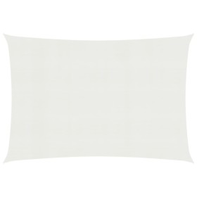 Sail awning HDPE white 160 g/m² 2.5x3 m by vidaXL, Umbrellas - Ref: Foro24-311232, Price: 26,23 €, Discount: %