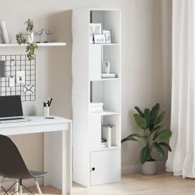 Weißes Regal aus Holzwerkstoff 40x36x189 cm von , Bücherregale und Regale - Ref: Foro24-848241, Preis: 79,01 €, Rabatt: %