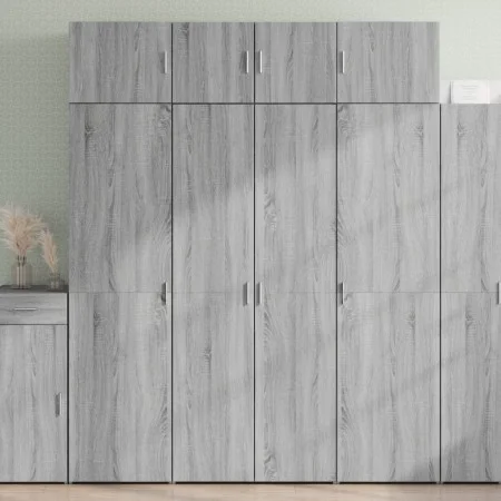 Ingenieurholz-Sideboard in Sonoma-Grau 80x42,5x185 cm von , Sideboards - Ref: Foro24-3281439, Preis: 212,90 €, Rabatt: %