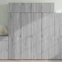 Ingenieurholz-Sideboard in Sonoma-Grau 80x42,5x185 cm von , Sideboards - Ref: Foro24-3281439, Preis: 212,90 €, Rabatt: %