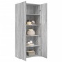 Aparador de madera de ingeniería gris Sonoma 80x42,5x185 cm de , Aparadores - Ref: Foro24-3281439, Precio: 217,73 €, Descuent...