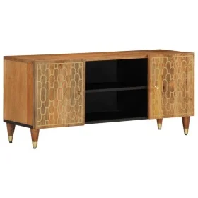 Massives Mangoholz-TV-Möbel 105x33x46 cm von , TV-Möbel - Ref: Foro24-358284, Preis: 93,53 €, Rabatt: %