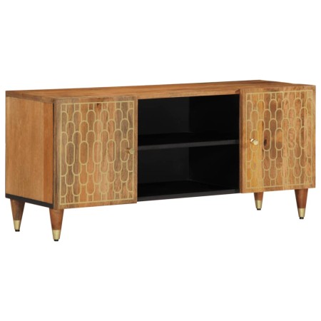 Massives Mangoholz-TV-Möbel 105x33x46 cm von , TV-Möbel - Ref: Foro24-358284, Preis: 115,56 €, Rabatt: %