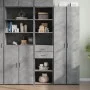 Aparador de madera de ingeniería gris hormigón 45x42,5x185 cm by , Sideboards - Ref: Foro24-3281451, Price: 113,98 €, Discoun...