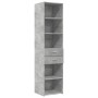 Aparador de madera de ingeniería gris hormigón 45x42,5x185 cm by , Sideboards - Ref: Foro24-3281451, Price: 115,56 €, Discoun...