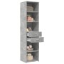 Aparador de madera de ingeniería gris hormigón 45x42,5x185 cm by , Sideboards - Ref: Foro24-3281451, Price: 115,56 €, Discoun...