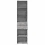 Aparador de madera de ingeniería gris hormigón 45x42,5x185 cm by , Sideboards - Ref: Foro24-3281451, Price: 113,98 €, Discoun...