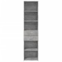 Aparador de madera de ingeniería gris hormigón 45x42,5x185 cm by , Sideboards - Ref: Foro24-3281451, Price: 115,56 €, Discoun...