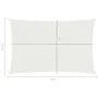 Toldo de vela HDPE blanco 160 g/m² 2,5x4 m de vidaXL, Sombrillas - Ref: Foro24-311234, Precio: 29,27 €, Descuento: %