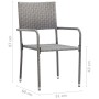 Sillas comedor de jardín apilables 6 uds ratán sintético gris de , Sillas de jardín - Ref: Foro24-318703, Precio: 232,33 €, D...