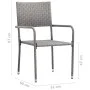 Sillas comedor de jardín apilables 4 uds ratán sintético gris by , Garden chairs - Ref: Foro24-318701, Price: 136,02 €, Disco...